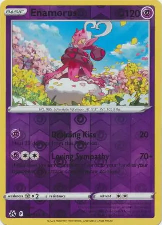 Crown Zenith Enamorus #67/159 reverse holo